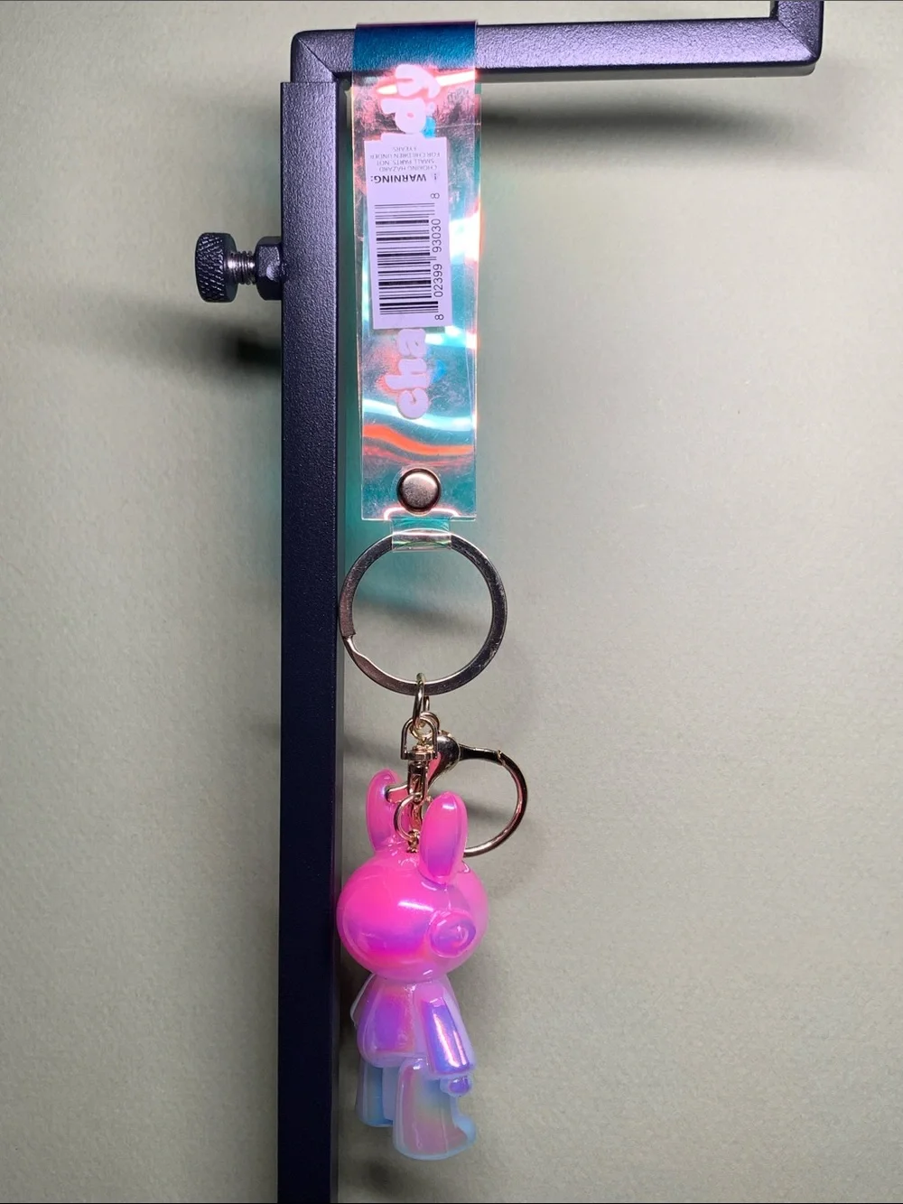 Charm Buddy iridescent pink